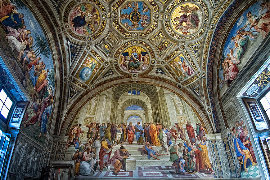 Raphael, School of Athens, Raphael Rooms, Vatican Museums, Rome