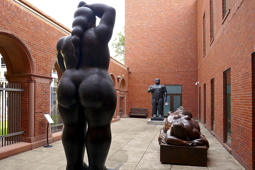 Jordan Schnitzer Museum of Art Oregon Botero sculptures