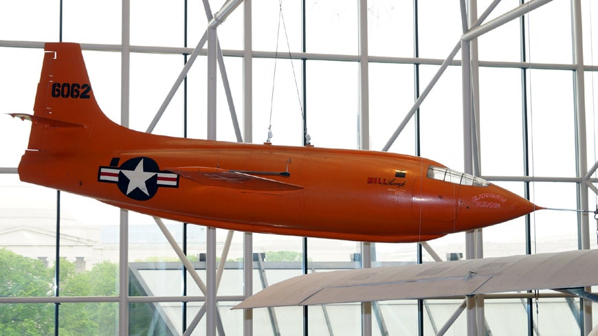 Smithsonian National Air Space Museum Washington DC Bell X-1