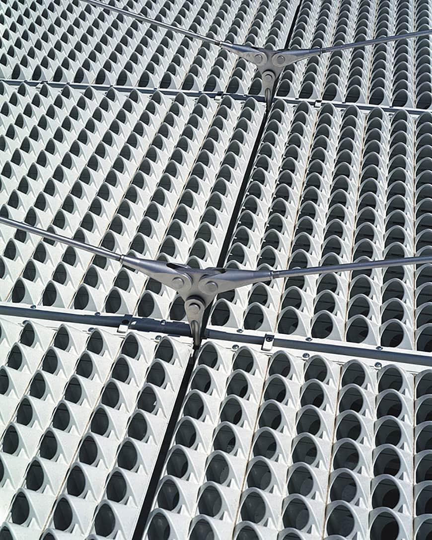 Nasher Sculpture Center Dallas, TX, Renzo Piano, sun shading system 3