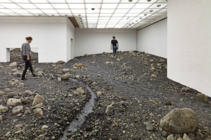 Olafur Eliasson Riverbed exhibition Louisiana museum of art 06