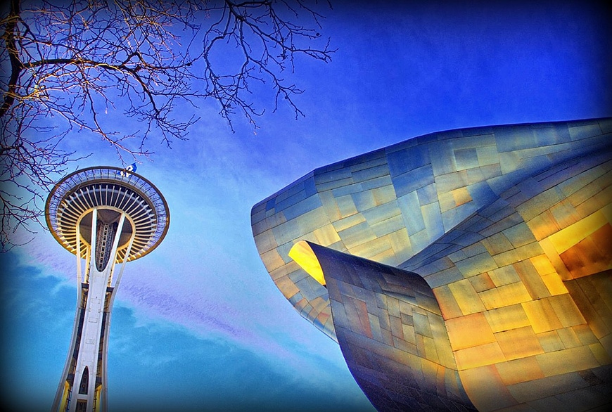 MoPOP Museum of Pop Culture Seattle Frank Gehry exterior 2