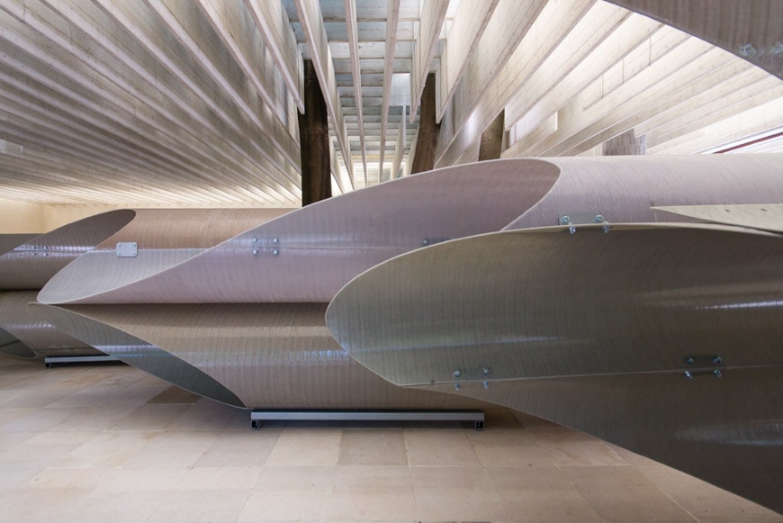 Siri Aurdal Flying Wave sculpture Nordic Pavilion Venice Biennale 2017 Inexhibit 7