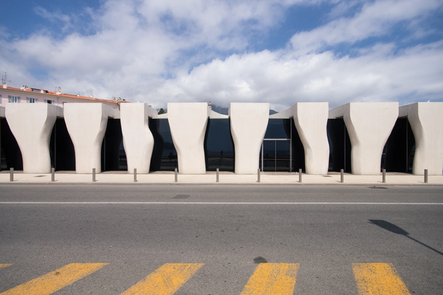 Musee Jean Cocteau Menton exterior architect Rudy Ricciotti Inexhibit 07s