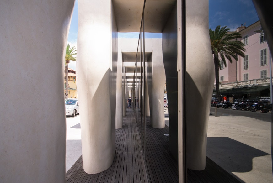 Musee Jean Cocteau Menton exterior architect Rudy Ricciotti Inexhibit 17s