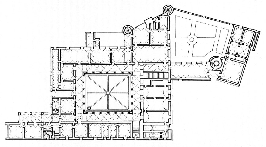 Ducal Palace Urbino plan
