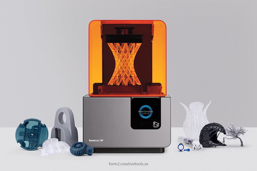 Formlabs desktop stereolithography 3D printer