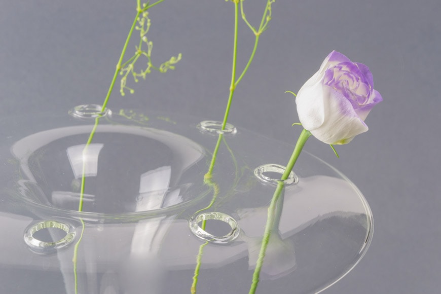 AQUA glass vase KANZ architetti 1