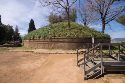 Banditaccia Etruscan Necropolis archaeological site Cerveteri Inexhibit 06s