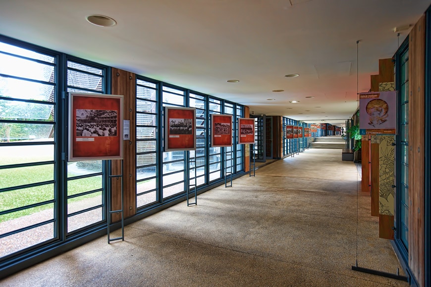 Jean-Marie Tjibaou Cultural Center New Caledonia Renzo Piano interior