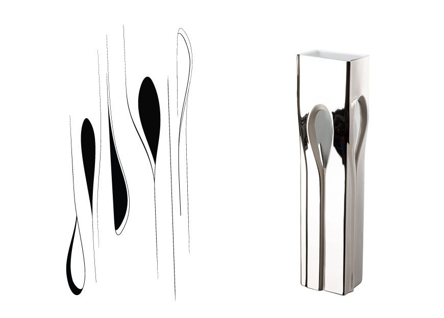 The Collections Of Vases For Rosenthal By Zaha Hadid Design