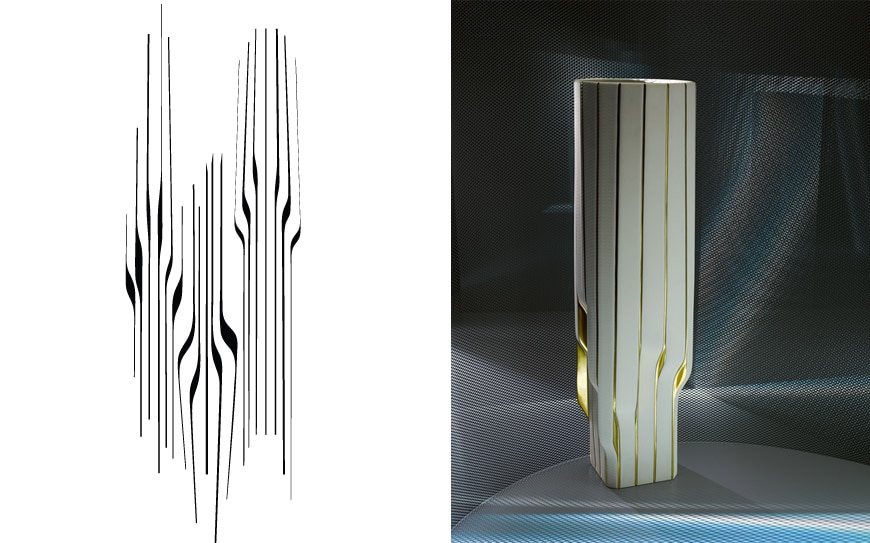The Collections Of Vases For Rosenthal By Zaha Hadid Design
