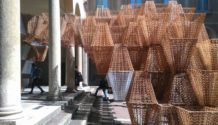 Conifera 3D-printed bioplastics installation COS + Mamou-Mani 2019 Milan Design Week Inexhibit 4