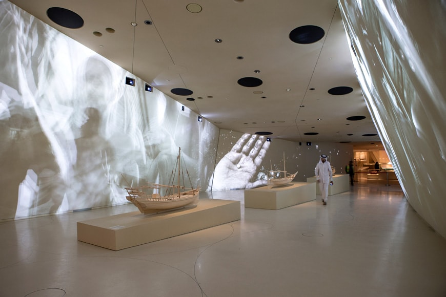 National Museum of Qatar Doha interior 3