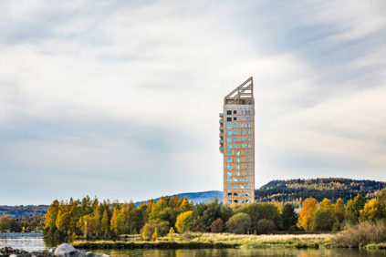 CLT goes tall. High-rise buildings in Cross-laminated timber