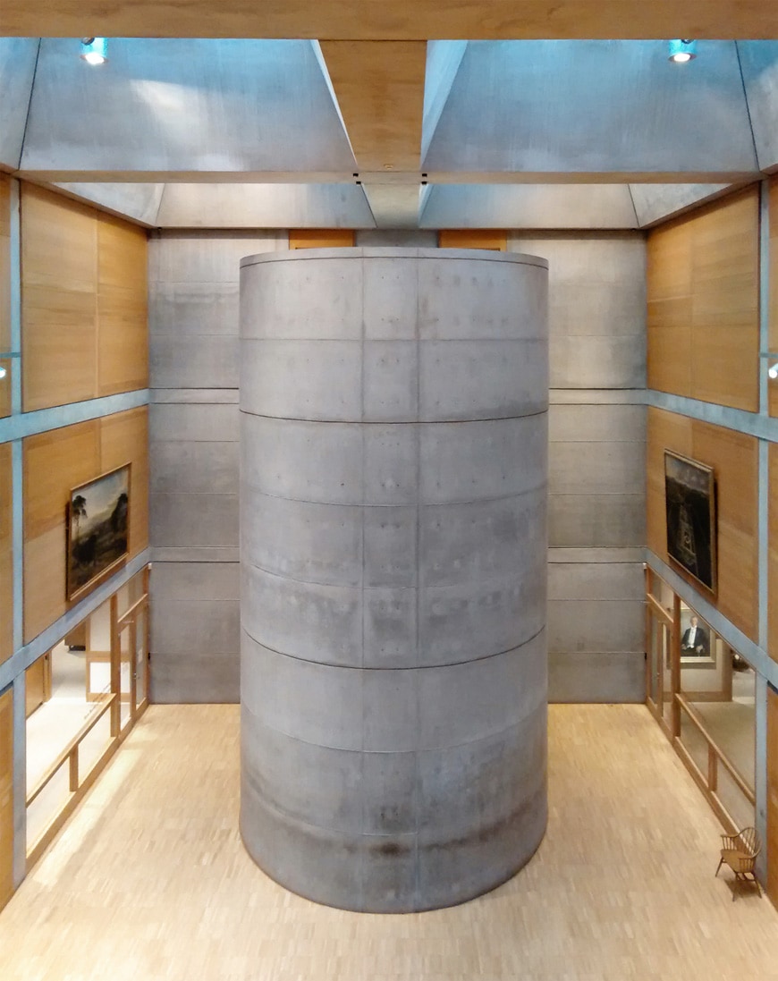 Louis Kahn Yale Center for British Art New Haven interior 6