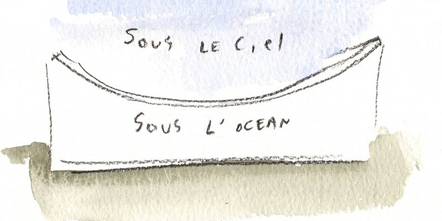 Cité Ocean Biarritz Steven Holl conceptual sketch