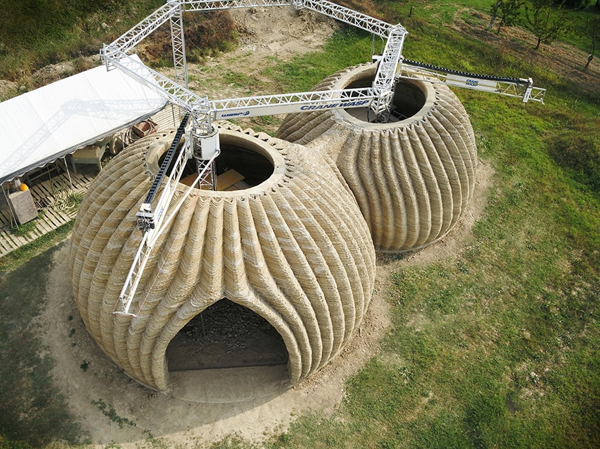 Tecla 3D printed clay house WASP Mario Cucinella 1