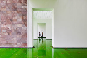 Olafur-Eliasson-Life-Beyeler-interior-2-with-people-photo-Mark-Niedermann-cover