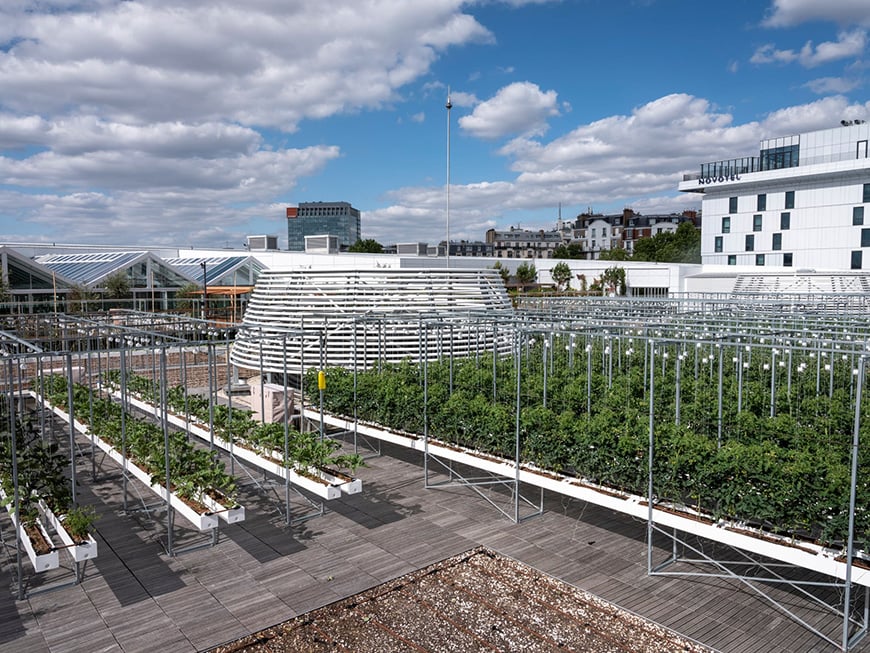 NU-Paris Nature Urbaine, world's largest rooftop urban farm 1