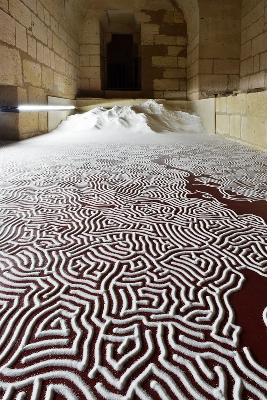 Motoi Yamamoto, salt labyrinth, Aigues Mortes 3