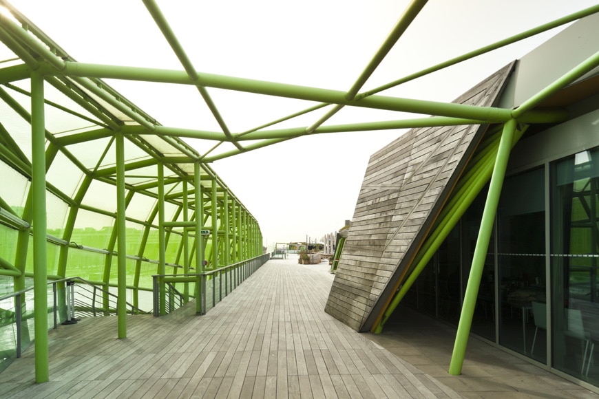 Les Docks - Cité de la Mode et du Design, Paris, Jakob + MacFarlane, roof terrace