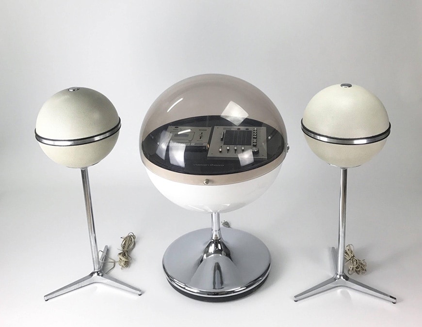 Space age Design Rosita Vision 2000 Hi-Fi System with Grundig Audiorama loudspeakers