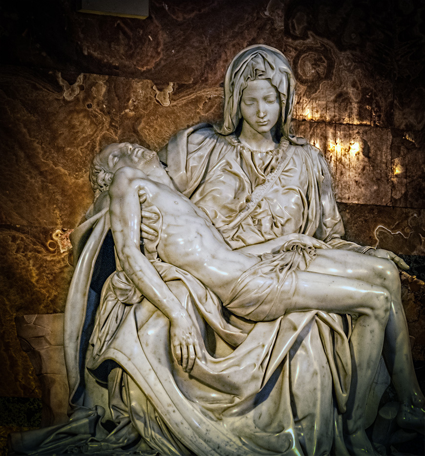 Pietà Michelangelo, Saint Peter's Basilica, Rome