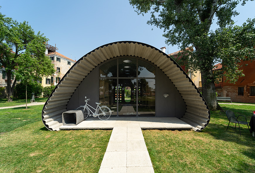 Norman Foster, prototipo casa modulare, Biennale Architettura Venezia 2023